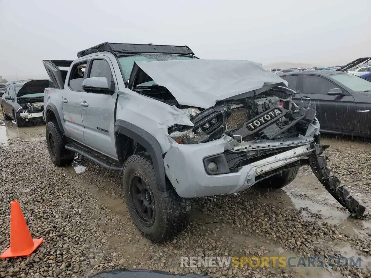 4 fotografías del automóvil dañado 3TMCZ5AN0KM222807 TOYOTA TACOMA 2019