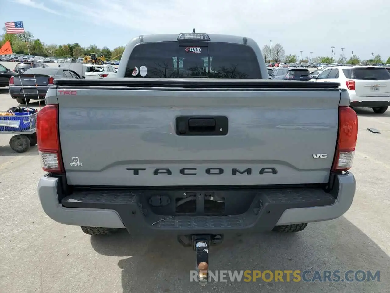 6 fotografías del automóvil dañado 3TMCZ5AN0KM224296 TOYOTA TACOMA 2019