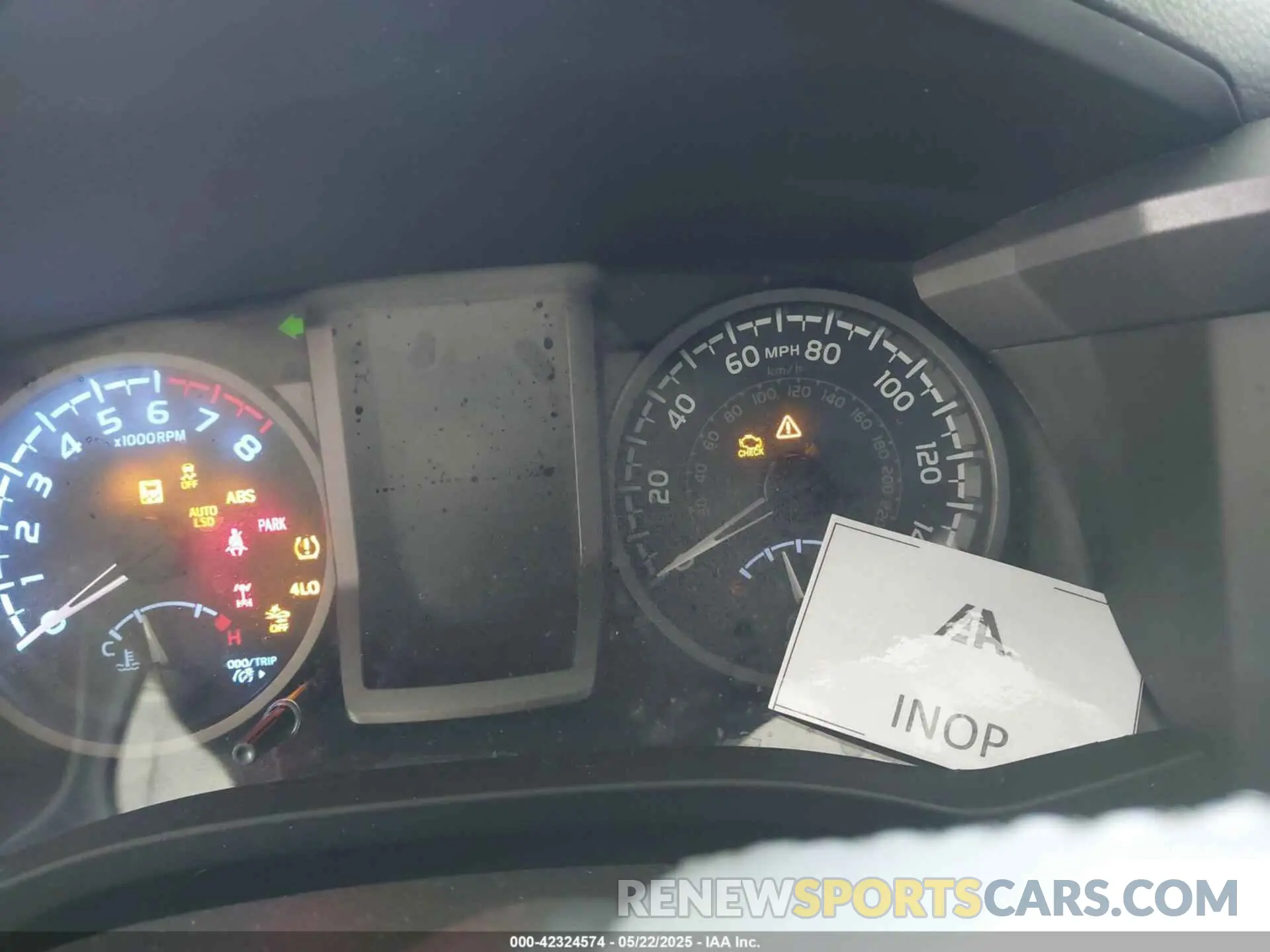 7 fotografías del automóvil dañado 3TMCZ5AN0KM248419 TOYOTA TACOMA 2019