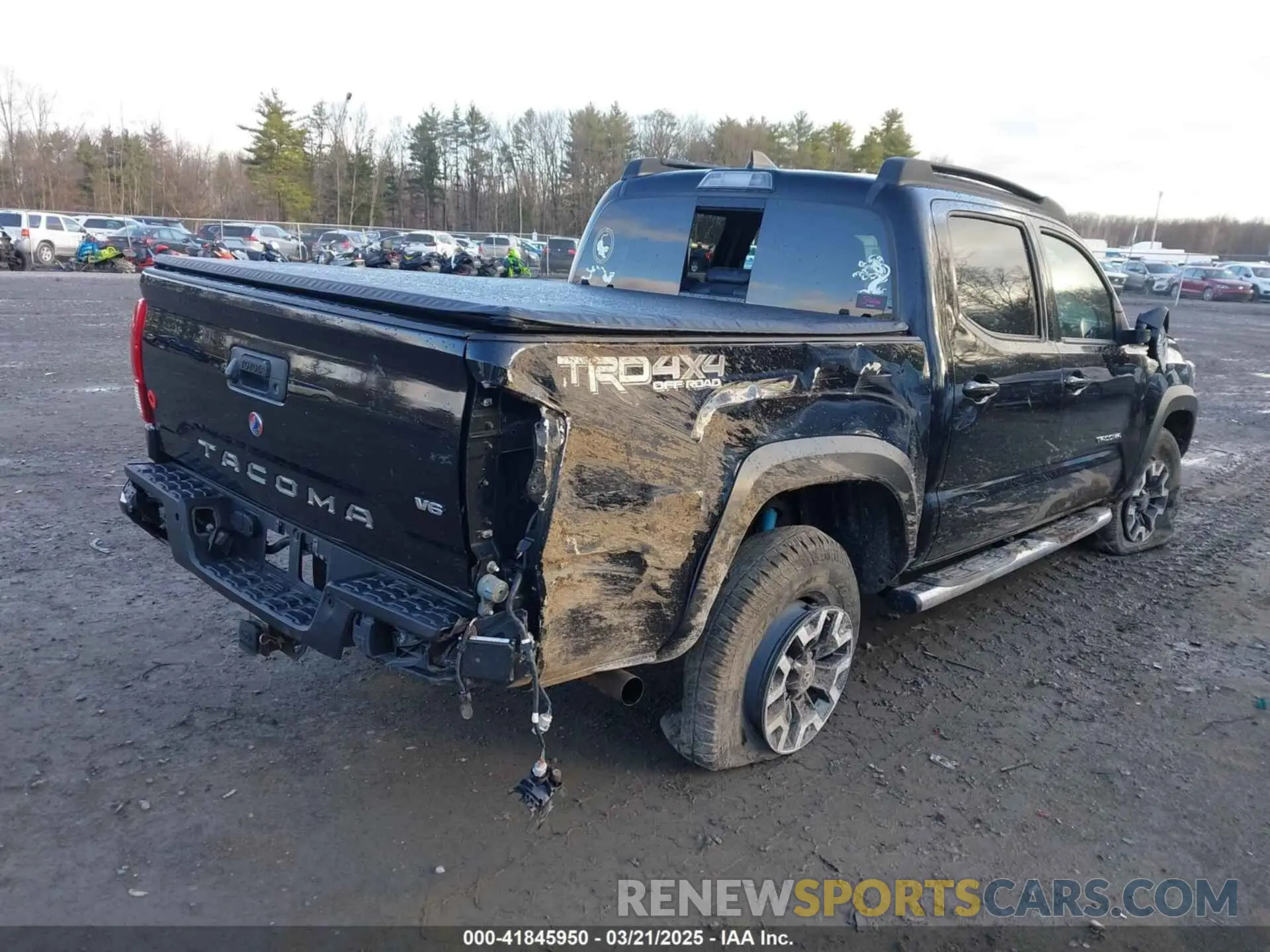 4 fotografías del automóvil dañado 3TMCZ5AN0KM261364 TOYOTA TACOMA 2019