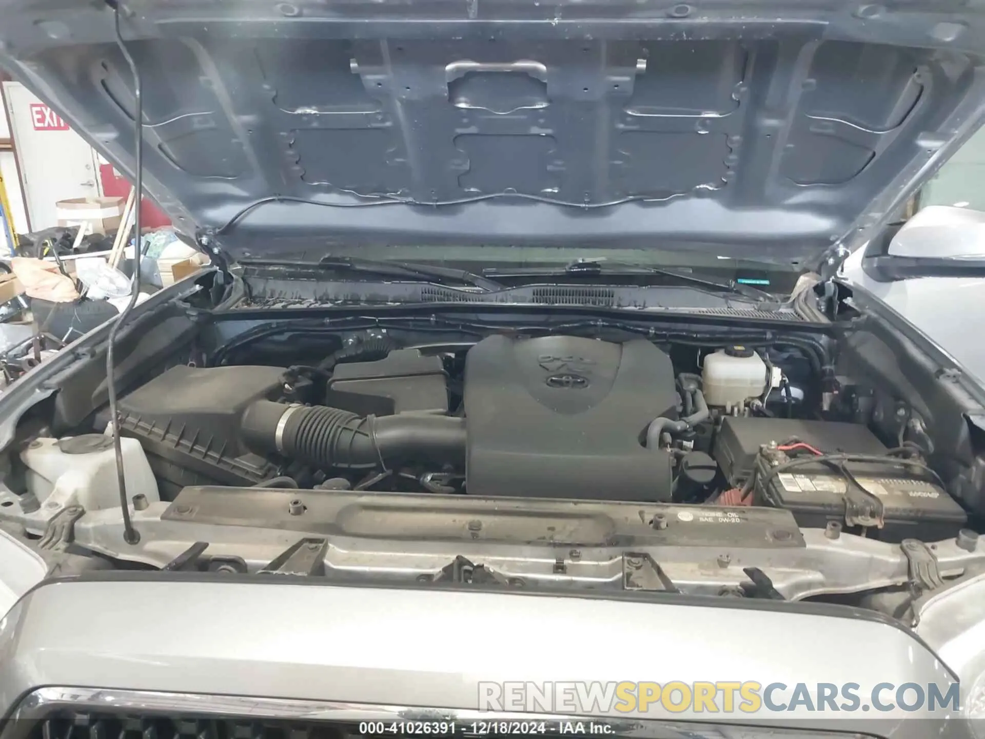 10 fotografías del automóvil dañado 3TMCZ5AN0KM264040 TOYOTA TACOMA 2019