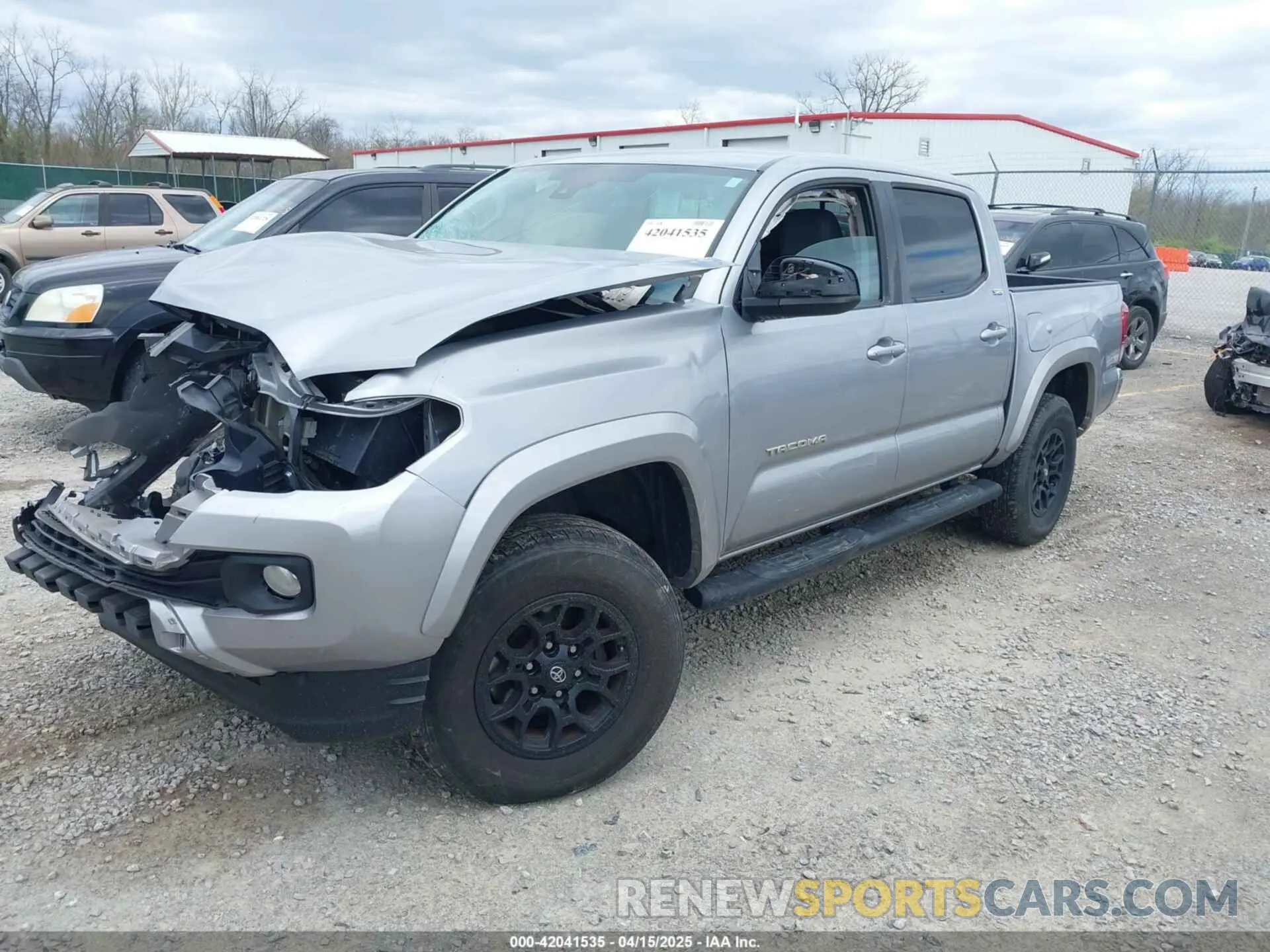 2 fotografías del automóvil dañado 3TMCZ5AN0KM280271 TOYOTA TACOMA 2019