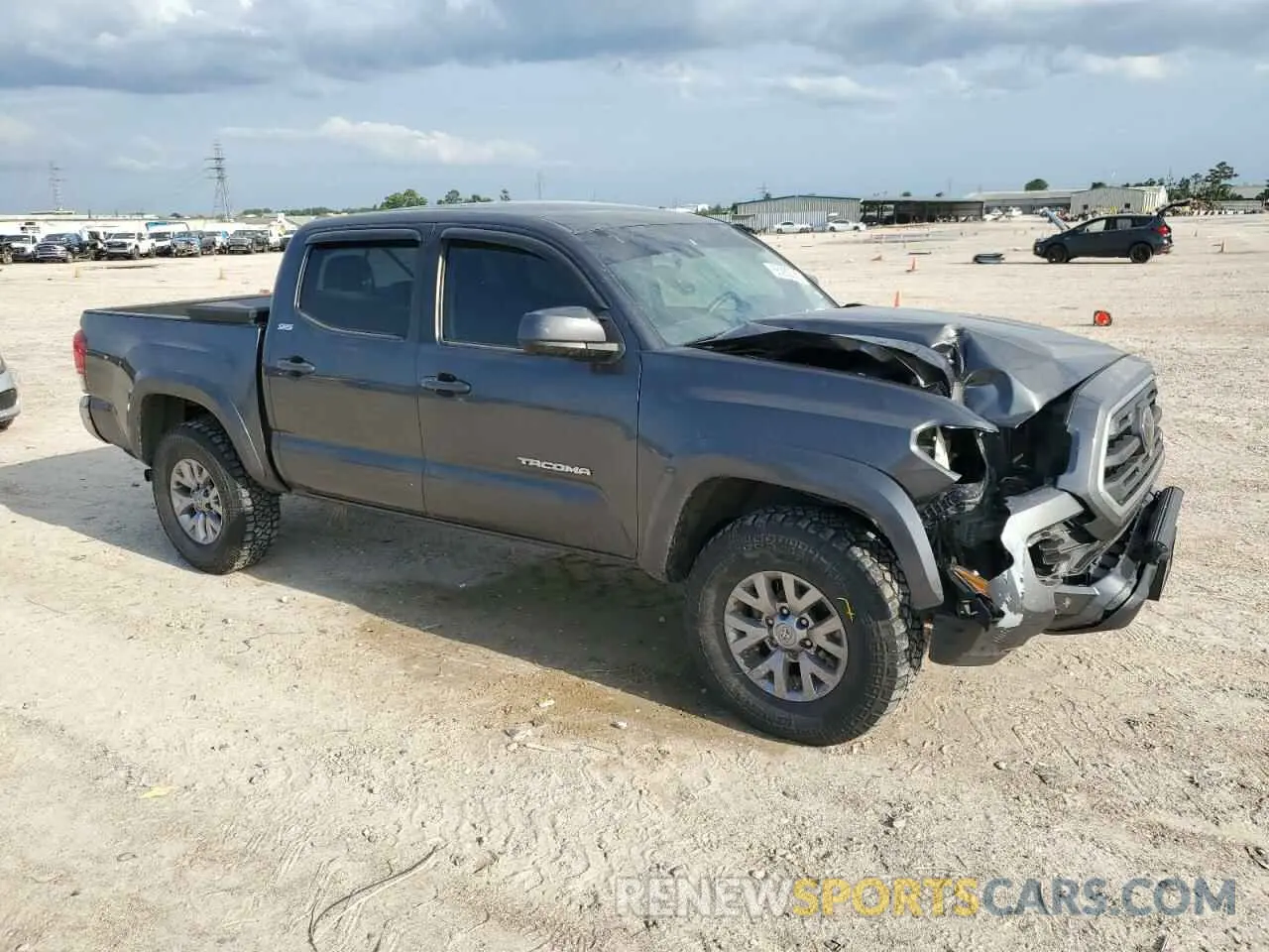 4 fotografías del automóvil dañado 3TMCZ5AN1KM191177 TOYOTA TACOMA 2019