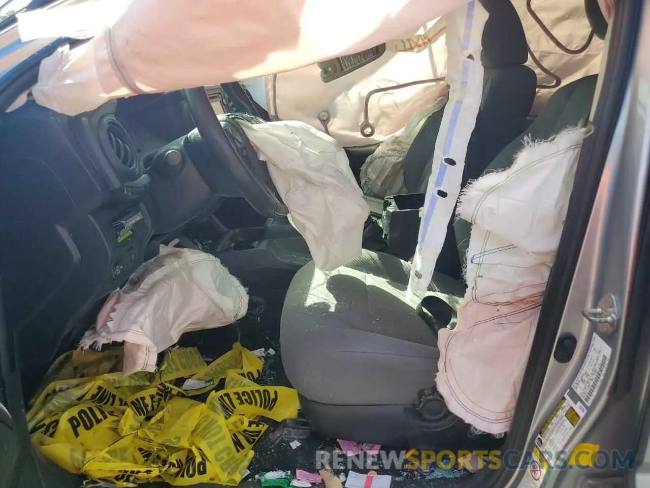 7 fotografías del automóvil dañado 3TMCZ5AN1KM231662 TOYOTA TACOMA 2019