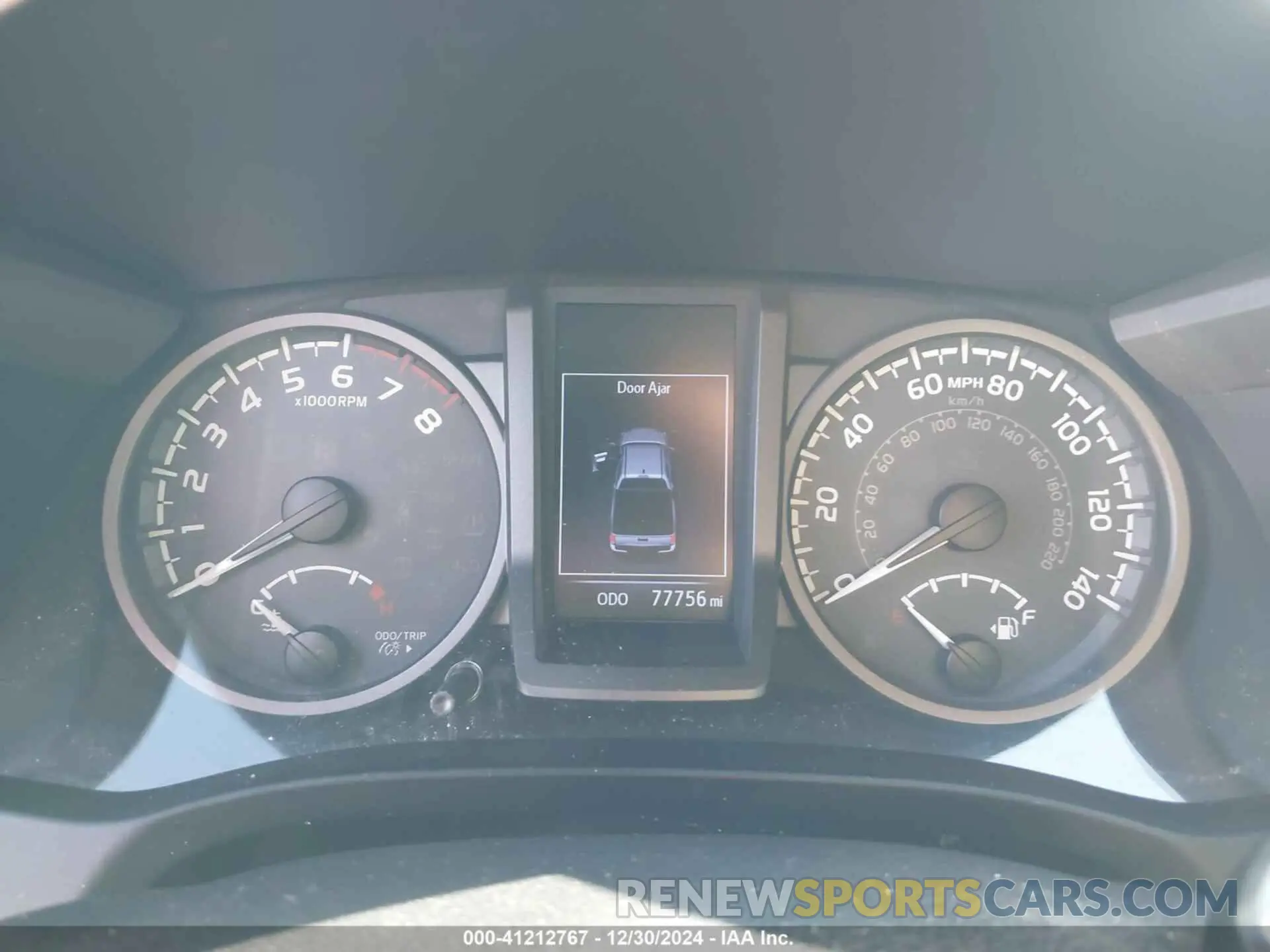 7 fotografías del automóvil dañado 3TMCZ5AN1KM233279 TOYOTA TACOMA 2019