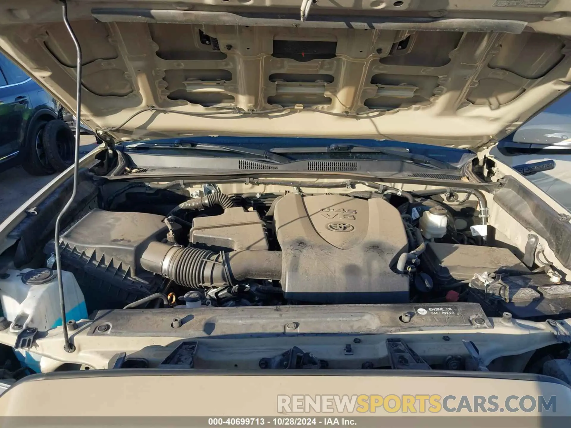 10 fotografías del automóvil dañado 3TMCZ5AN1KM247151 TOYOTA TACOMA 2019