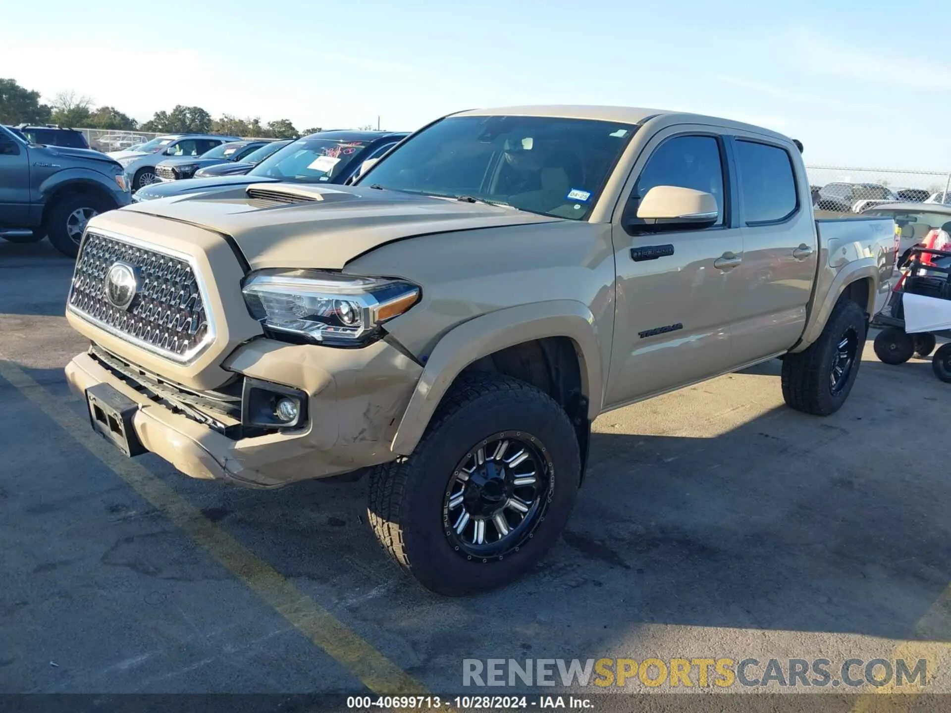 2 fotografías del automóvil dañado 3TMCZ5AN1KM247151 TOYOTA TACOMA 2019