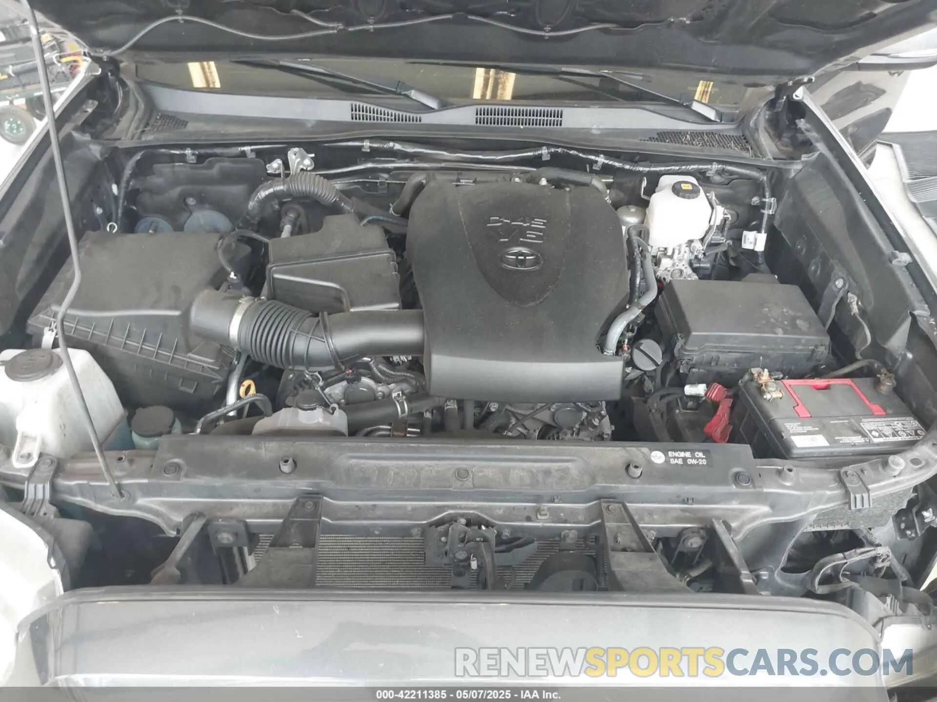 10 fotografías del automóvil dañado 3TMCZ5AN1KM257081 TOYOTA TACOMA 2019