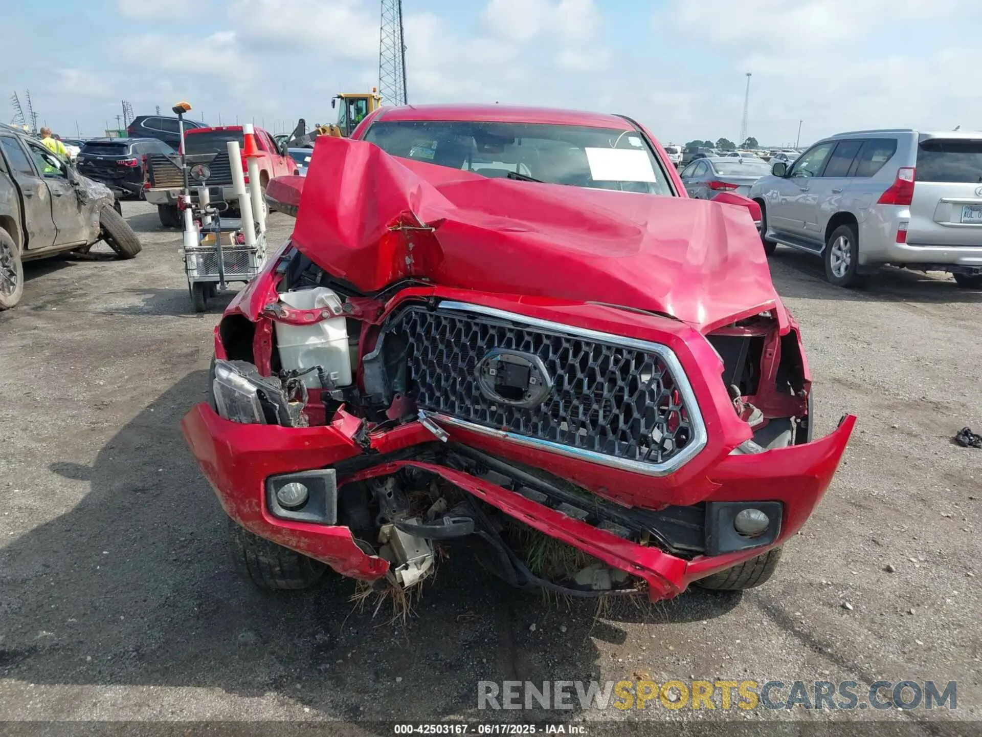 11 fotografías del automóvil dañado 3TMCZ5AN1KM260014 TOYOTA TACOMA 2019