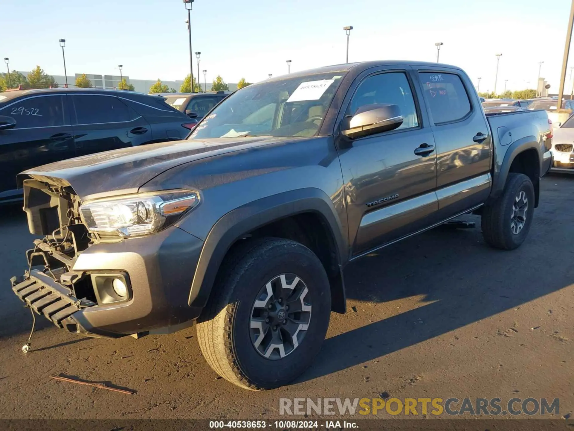 2 fotografías del automóvil dañado 3TMCZ5AN1KM274544 TOYOTA TACOMA 2019
