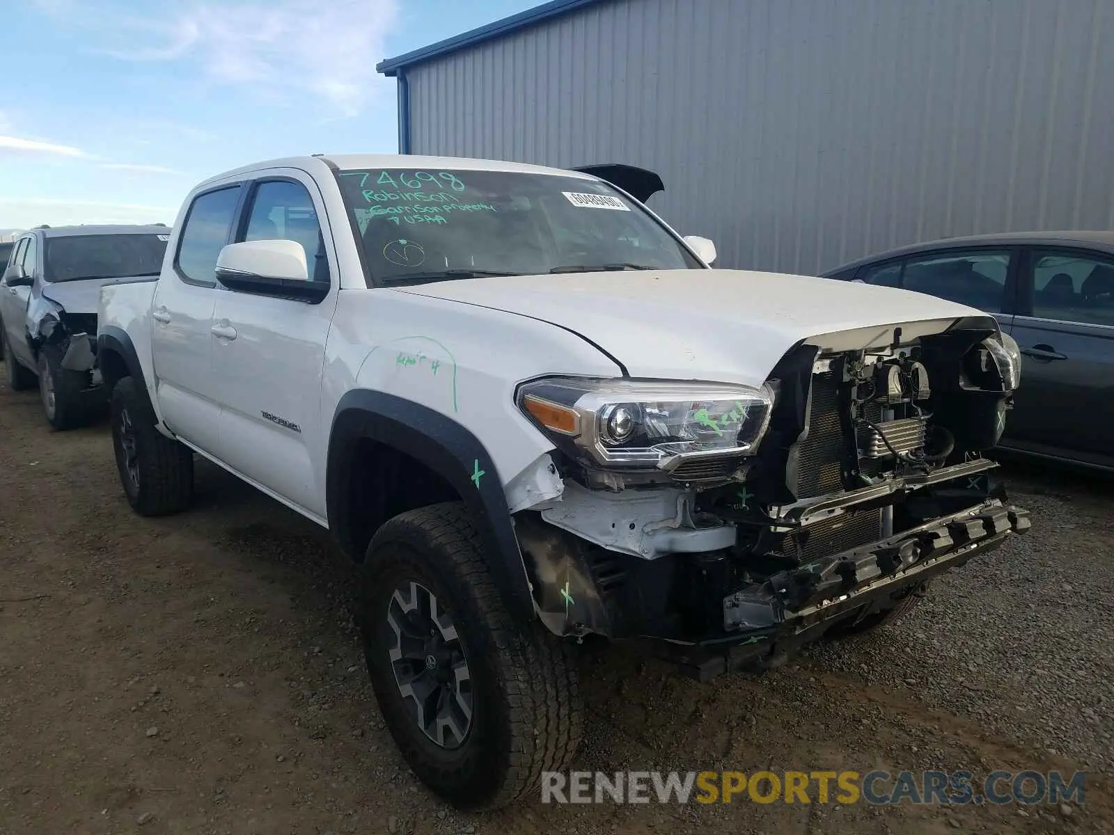 1 fotografías del automóvil dañado 3TMCZ5AN1KM276794 TOYOTA TACOMA 2019