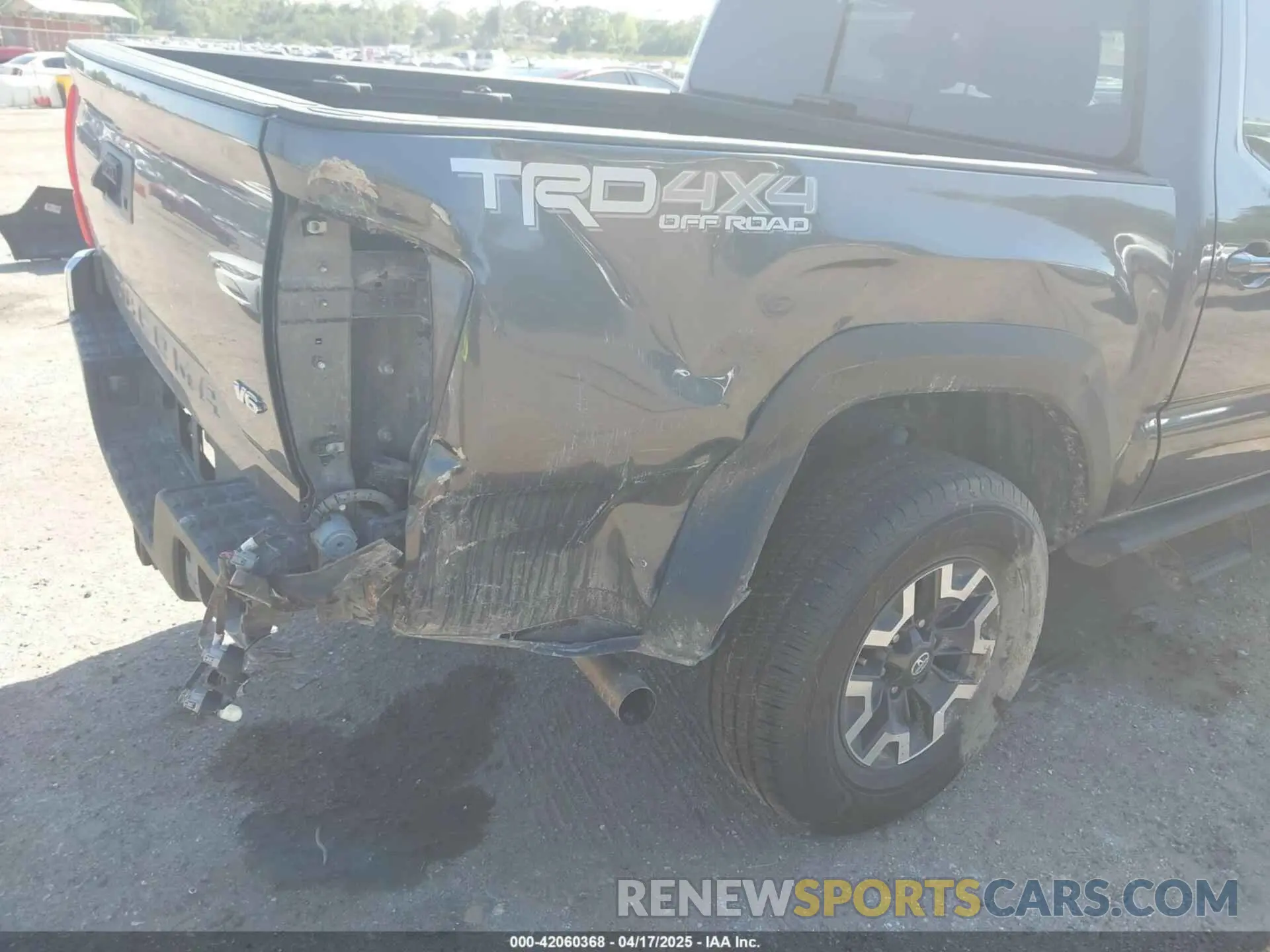 6 fotografías del automóvil dañado 3TMCZ5AN2KM192497 TOYOTA TACOMA 2019
