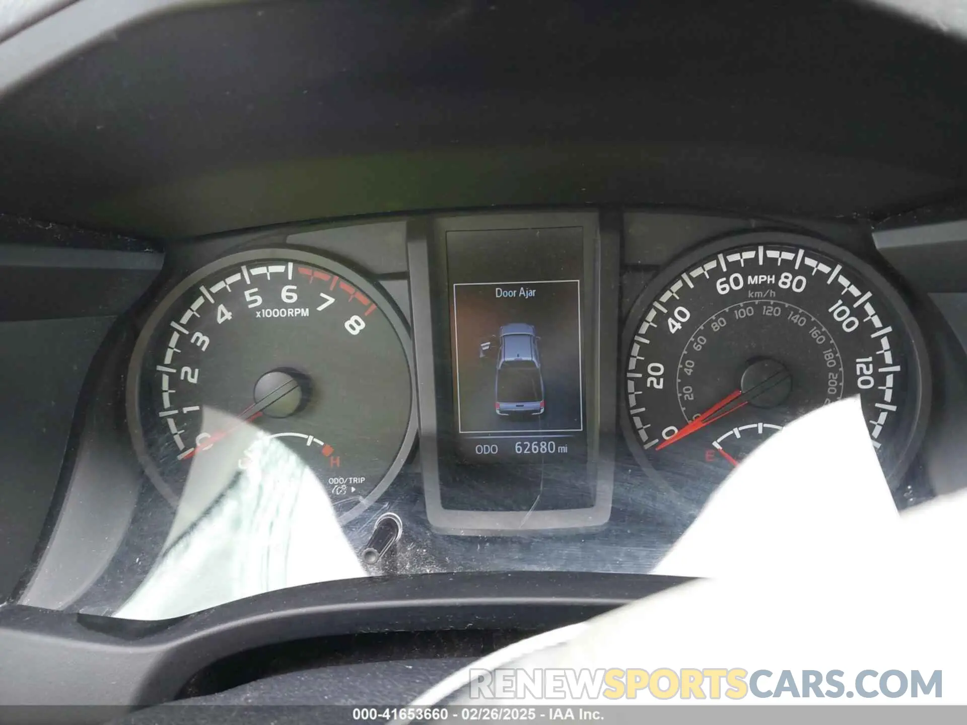 7 fotografías del automóvil dañado 3TMCZ5AN2KM198011 TOYOTA TACOMA 2019