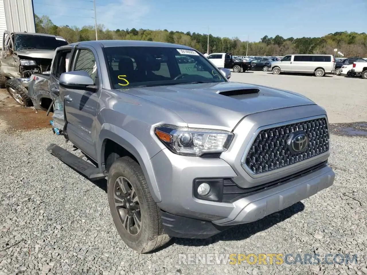1 fotografías del automóvil dañado 3TMCZ5AN2KM212408 TOYOTA TACOMA 2019