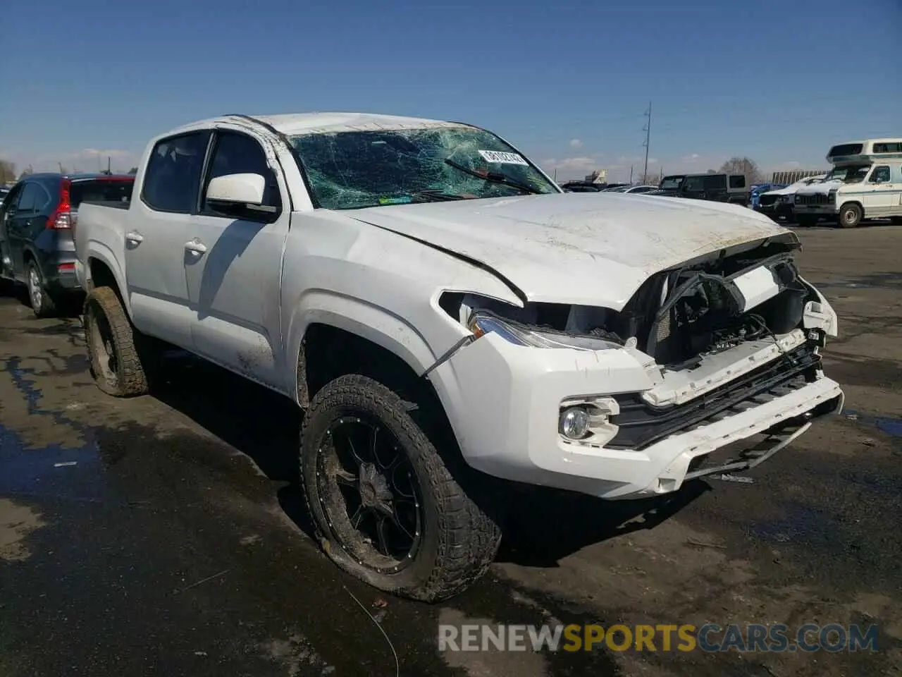1 fotografías del automóvil dañado 3TMCZ5AN2KM214336 TOYOTA TACOMA 2019