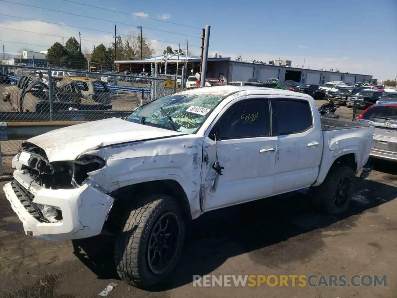 9 fotografías del automóvil dañado 3TMCZ5AN2KM214336 TOYOTA TACOMA 2019