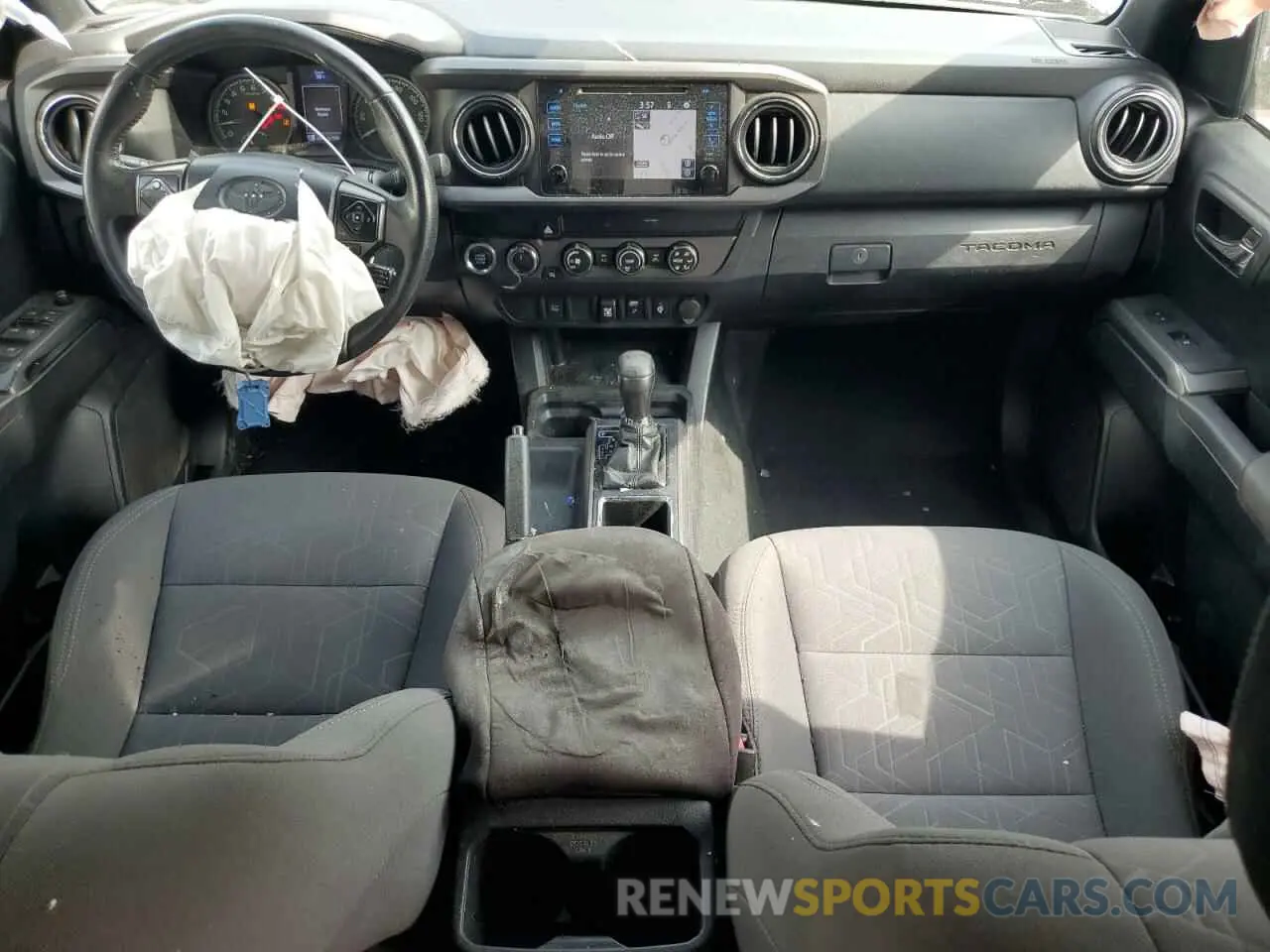 8 fotografías del automóvil dañado 3TMCZ5AN2KM225823 TOYOTA TACOMA 2019