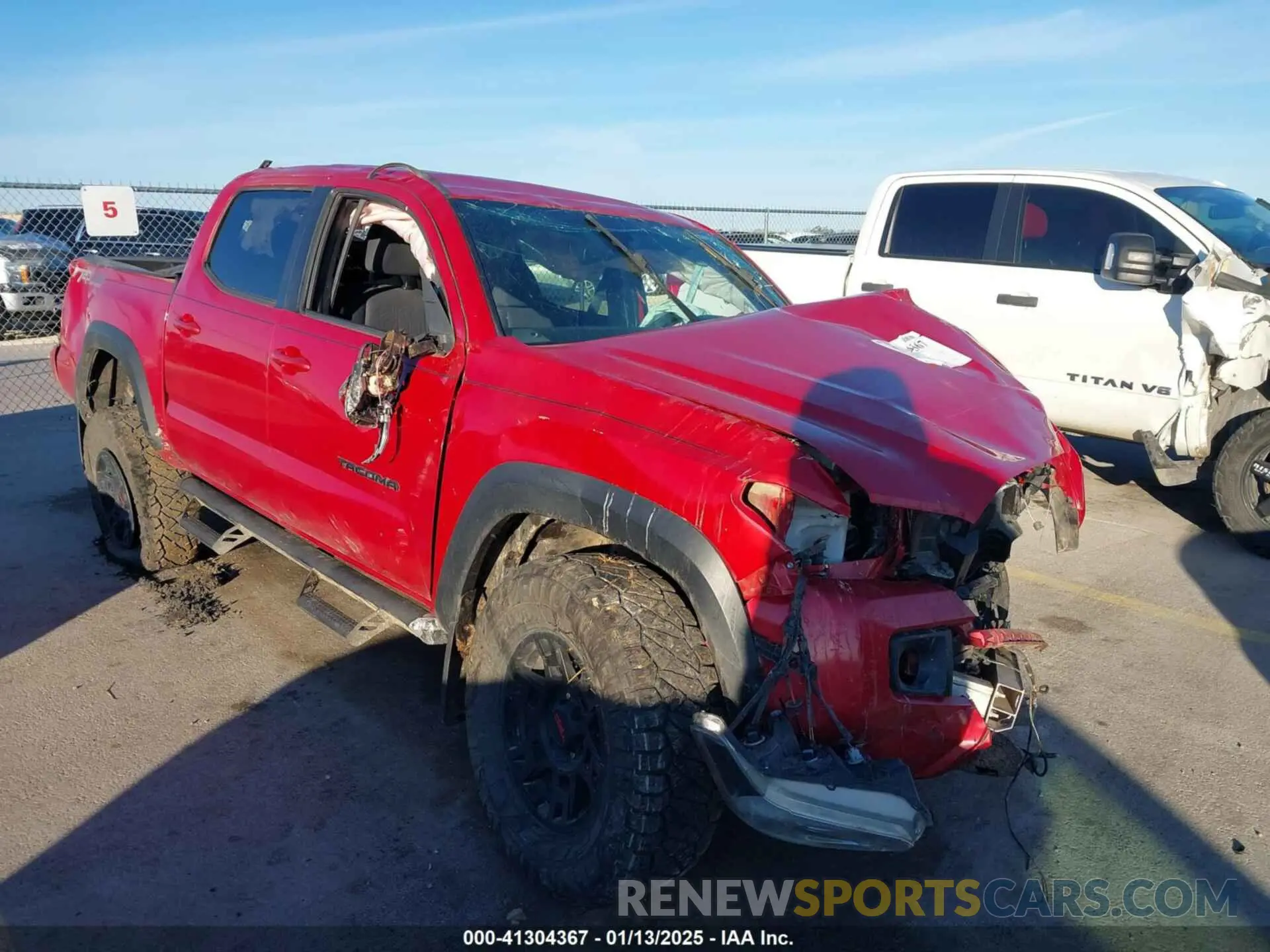 1 fotografías del automóvil dañado 3TMCZ5AN2KM231072 TOYOTA TACOMA 2019