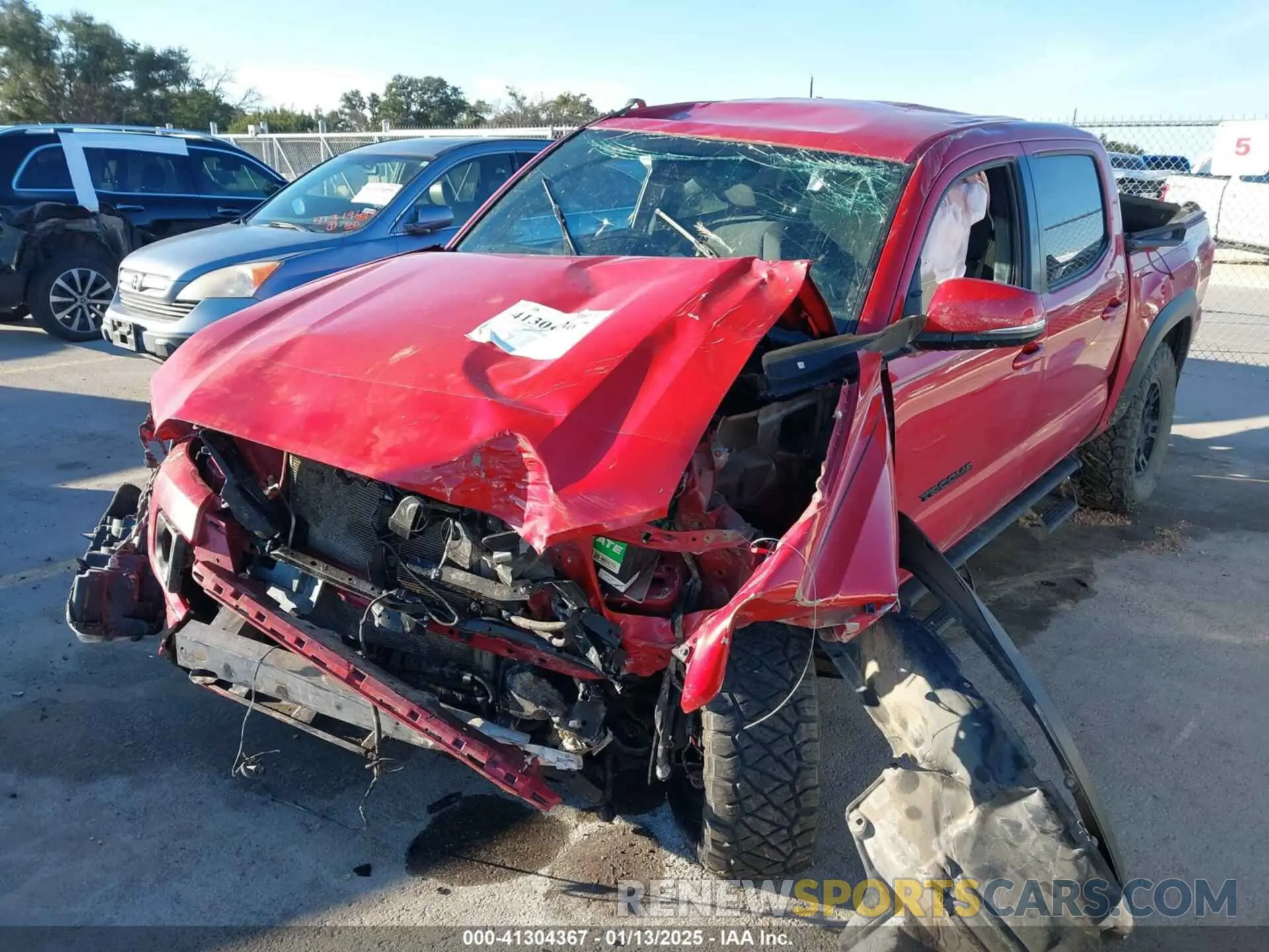 6 fotografías del automóvil dañado 3TMCZ5AN2KM231072 TOYOTA TACOMA 2019