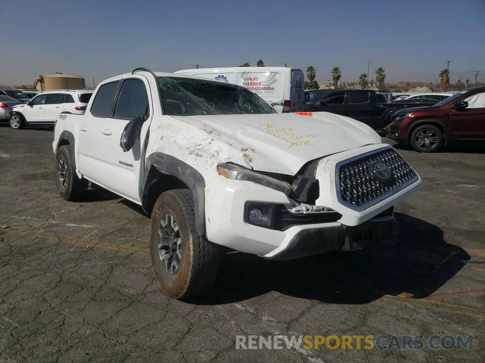1 fotografías del automóvil dañado 3TMCZ5AN2KM239642 TOYOTA TACOMA 2019