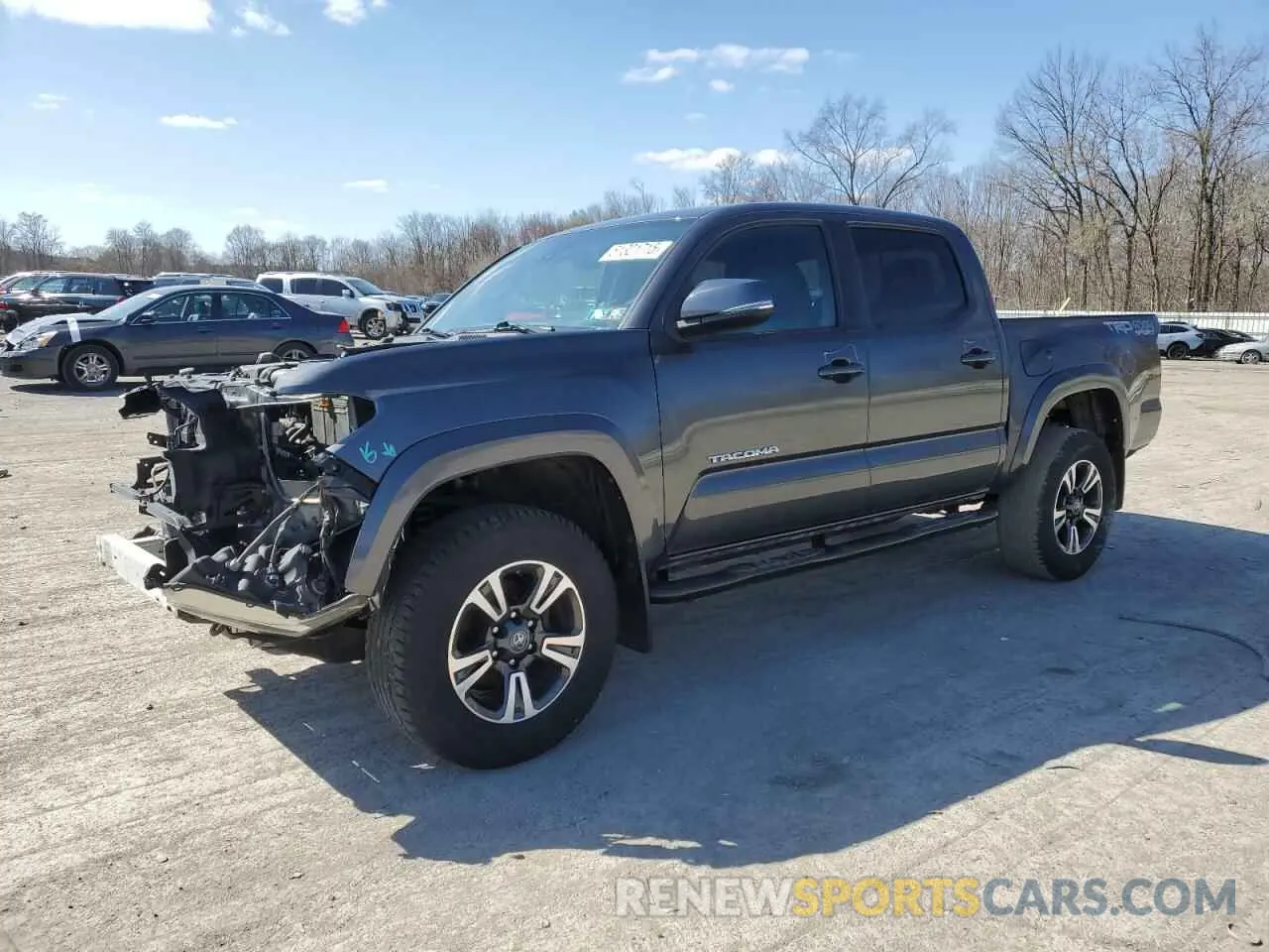 1 fotografías del automóvil dañado 3TMCZ5AN2KM283656 TOYOTA TACOMA 2019