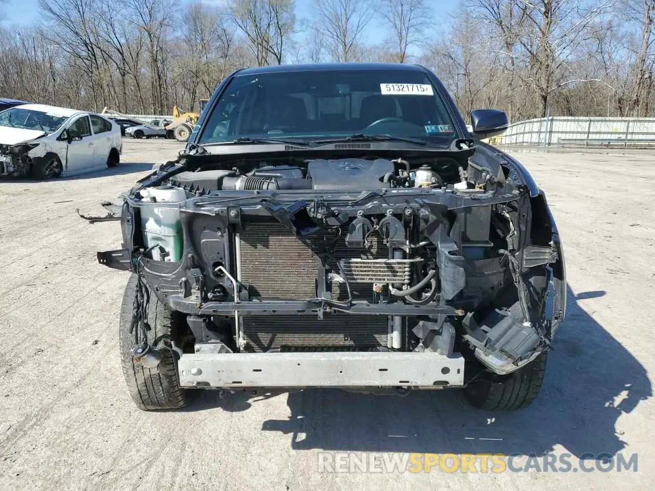 5 fotografías del automóvil dañado 3TMCZ5AN2KM283656 TOYOTA TACOMA 2019
