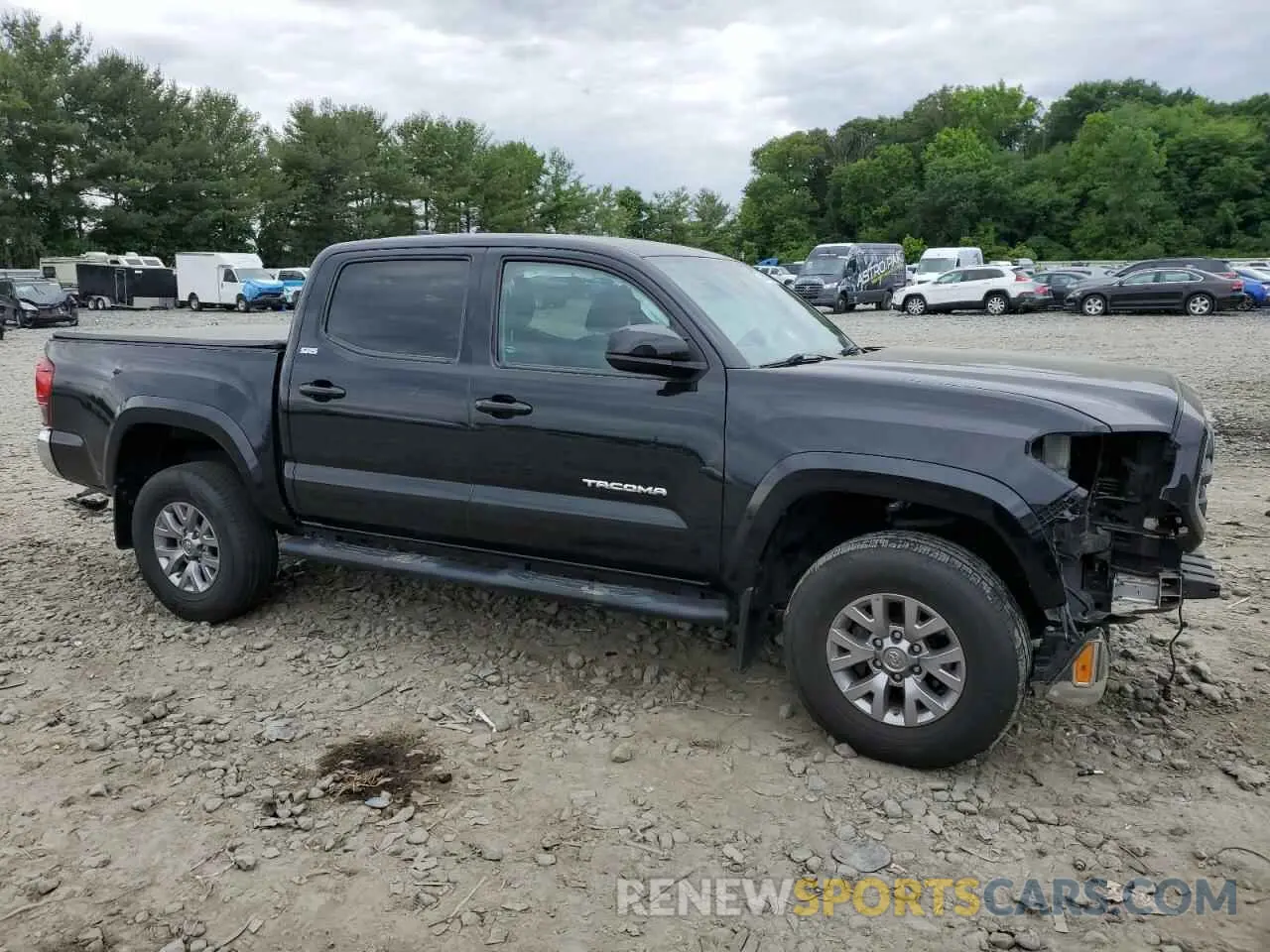 4 fotografías del automóvil dañado 3TMCZ5AN3KM203913 TOYOTA TACOMA 2019
