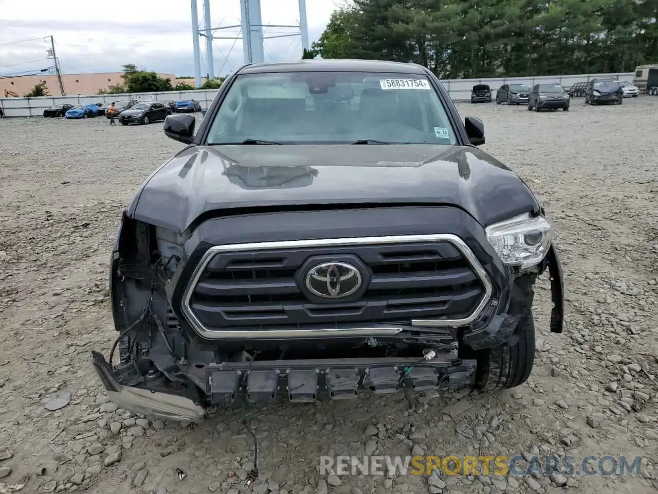 5 fotografías del automóvil dañado 3TMCZ5AN3KM203913 TOYOTA TACOMA 2019