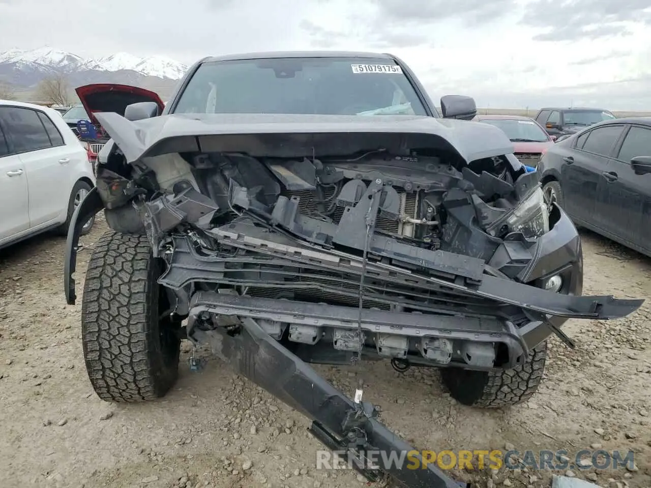 5 fotografías del automóvil dañado 3TMCZ5AN3KM225233 TOYOTA TACOMA 2019