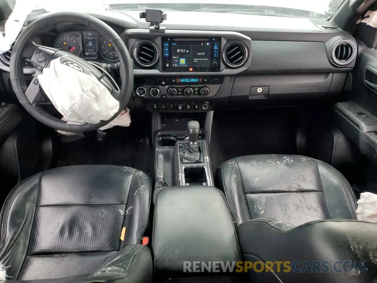 8 fotografías del automóvil dañado 3TMCZ5AN3KM225233 TOYOTA TACOMA 2019