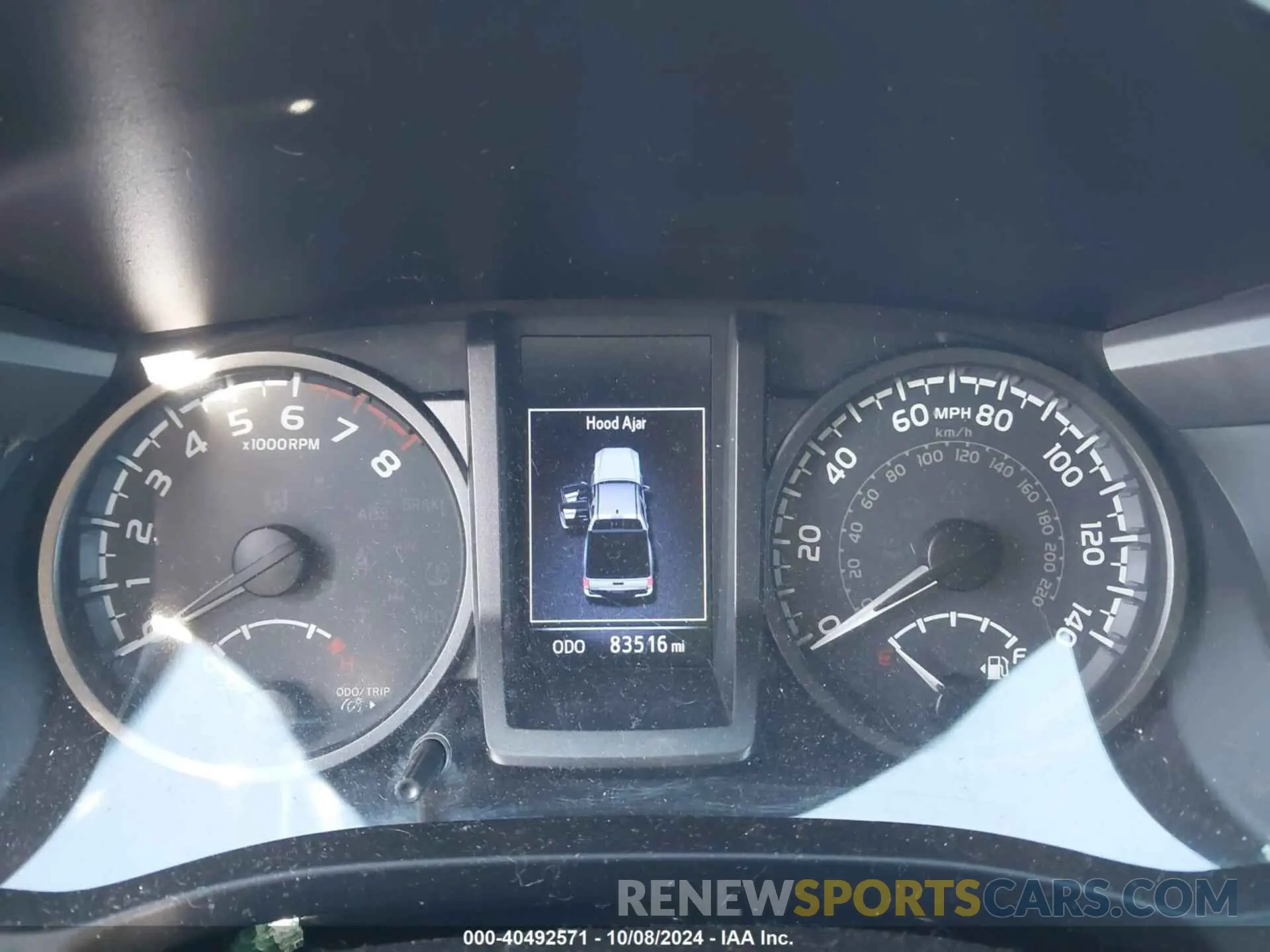 7 fotografías del automóvil dañado 3TMCZ5AN3KM232313 TOYOTA TACOMA 2019