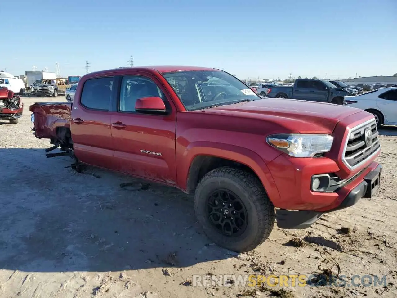 4 fotografías del automóvil dañado 3TMCZ5AN3KM238659 TOYOTA TACOMA 2019