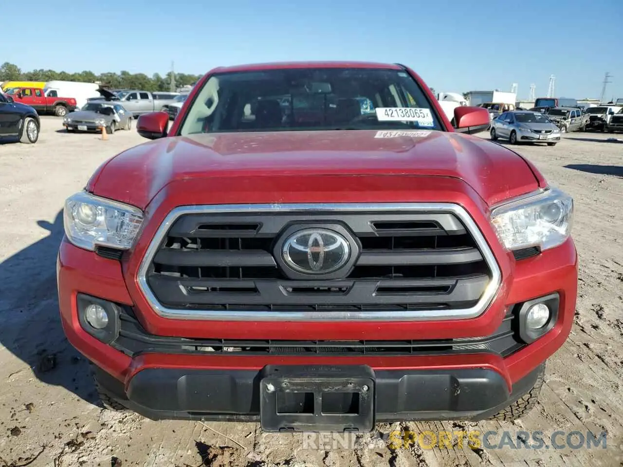5 fotografías del automóvil dañado 3TMCZ5AN3KM238659 TOYOTA TACOMA 2019