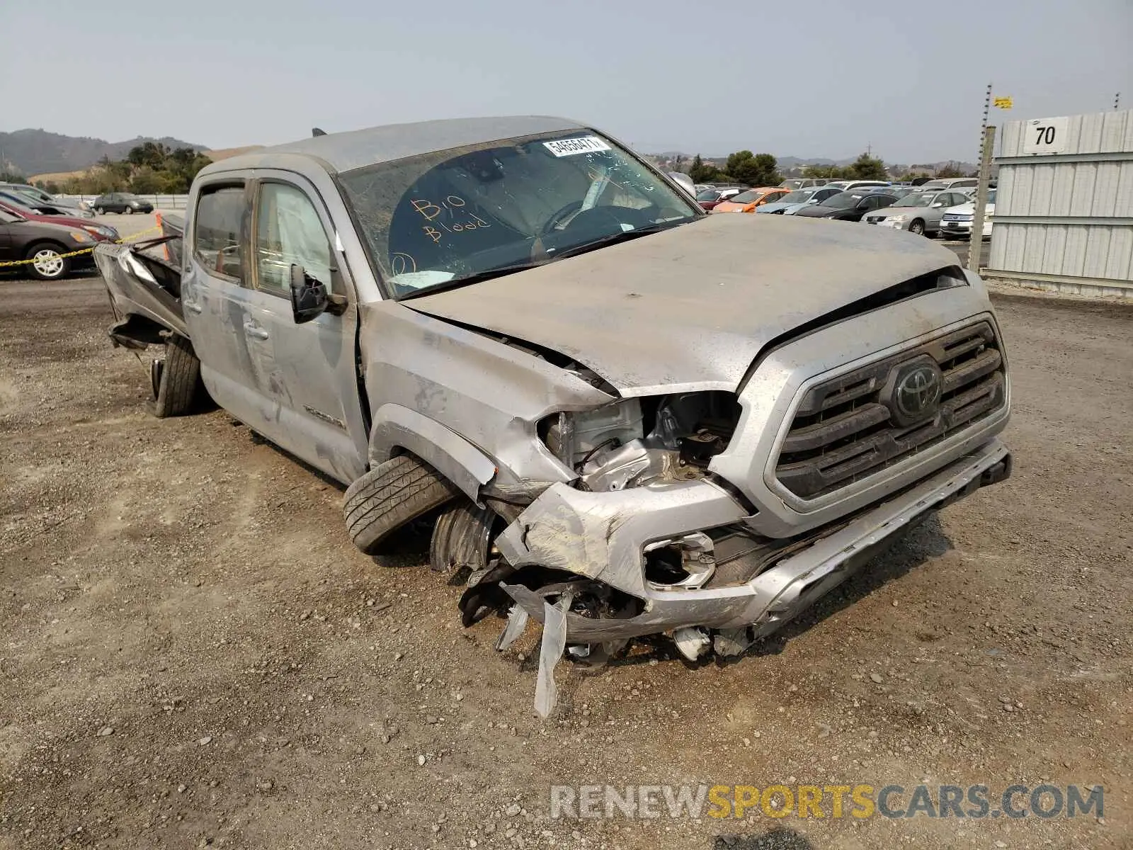 1 fotografías del automóvil dañado 3TMCZ5AN3KM271225 TOYOTA TACOMA 2019