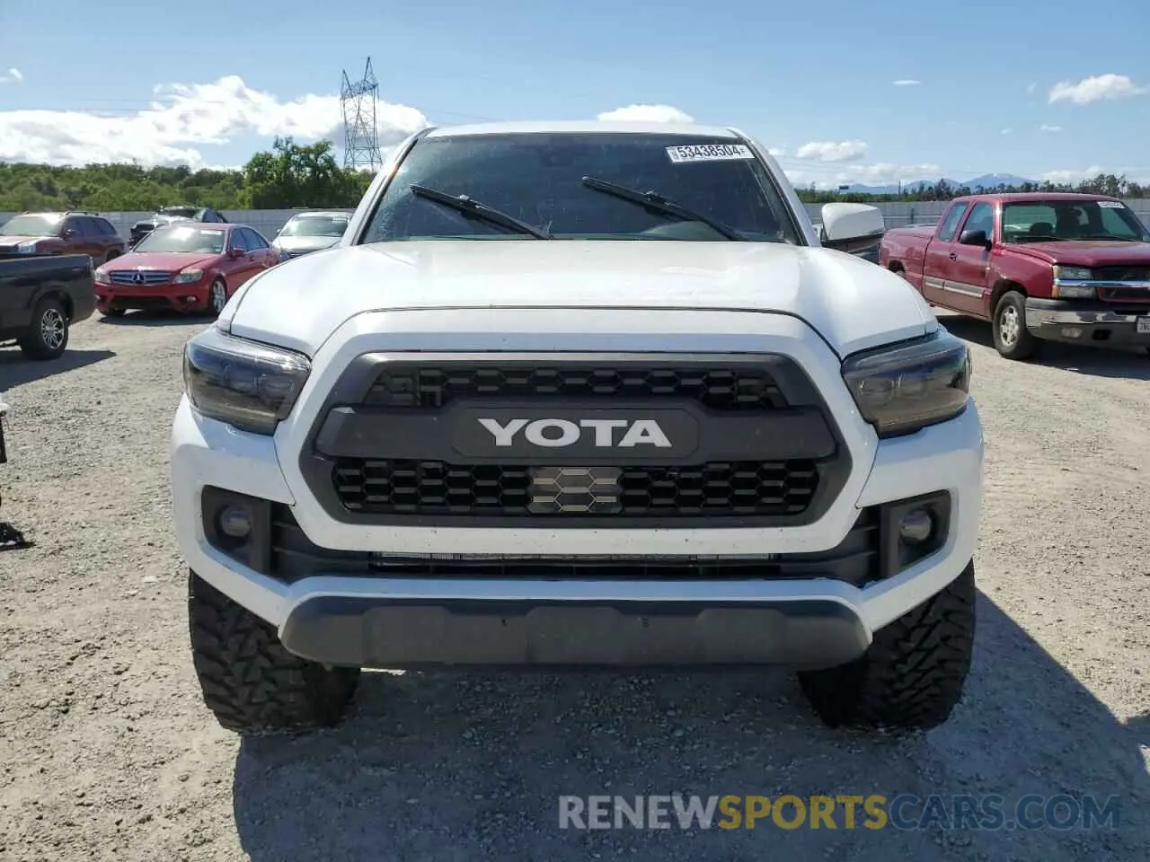 5 fotografías del automóvil dañado 3TMCZ5AN3KM277204 TOYOTA TACOMA 2019