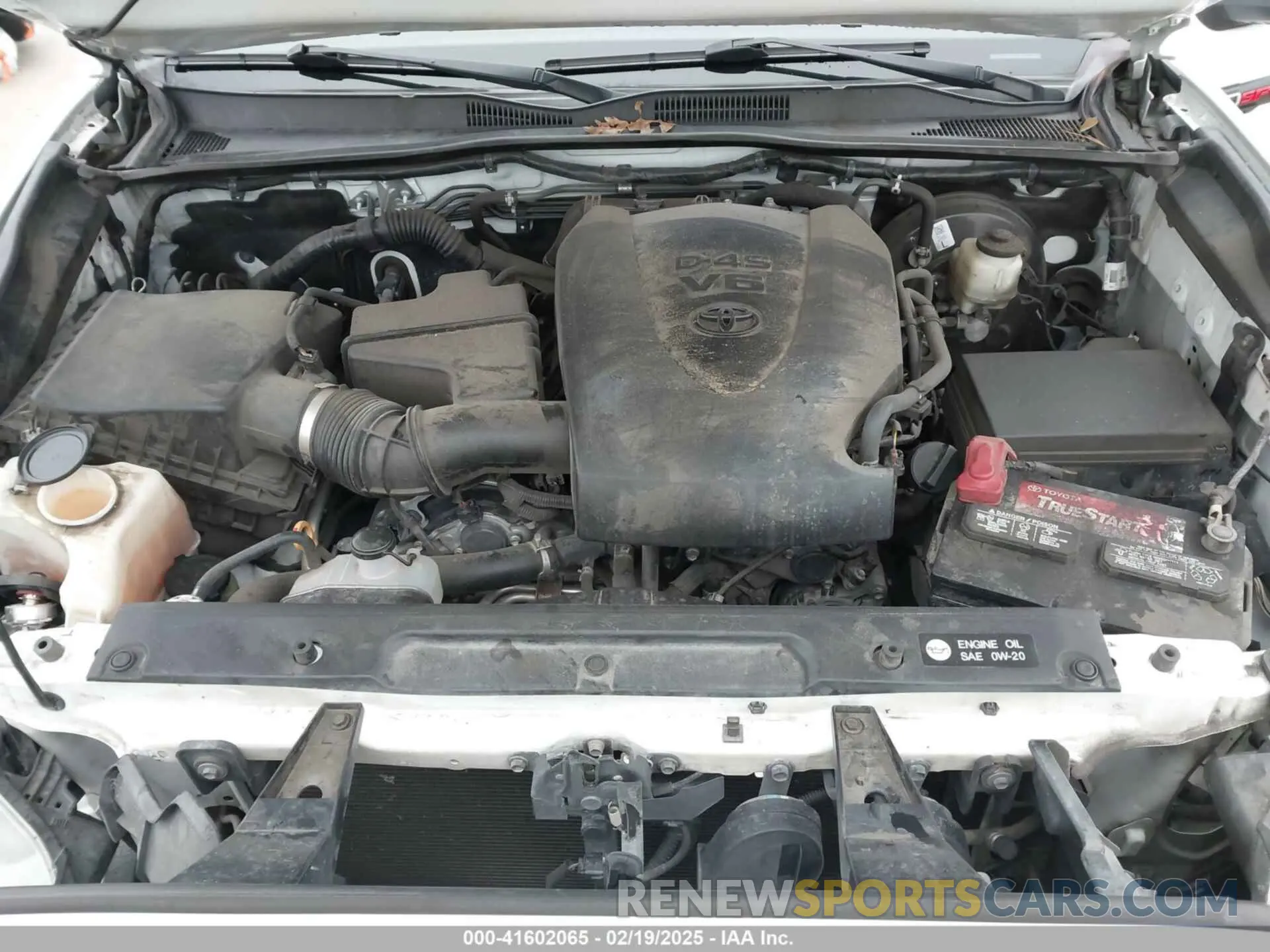 10 fotografías del automóvil dañado 3TMCZ5AN4KM220154 TOYOTA TACOMA 2019
