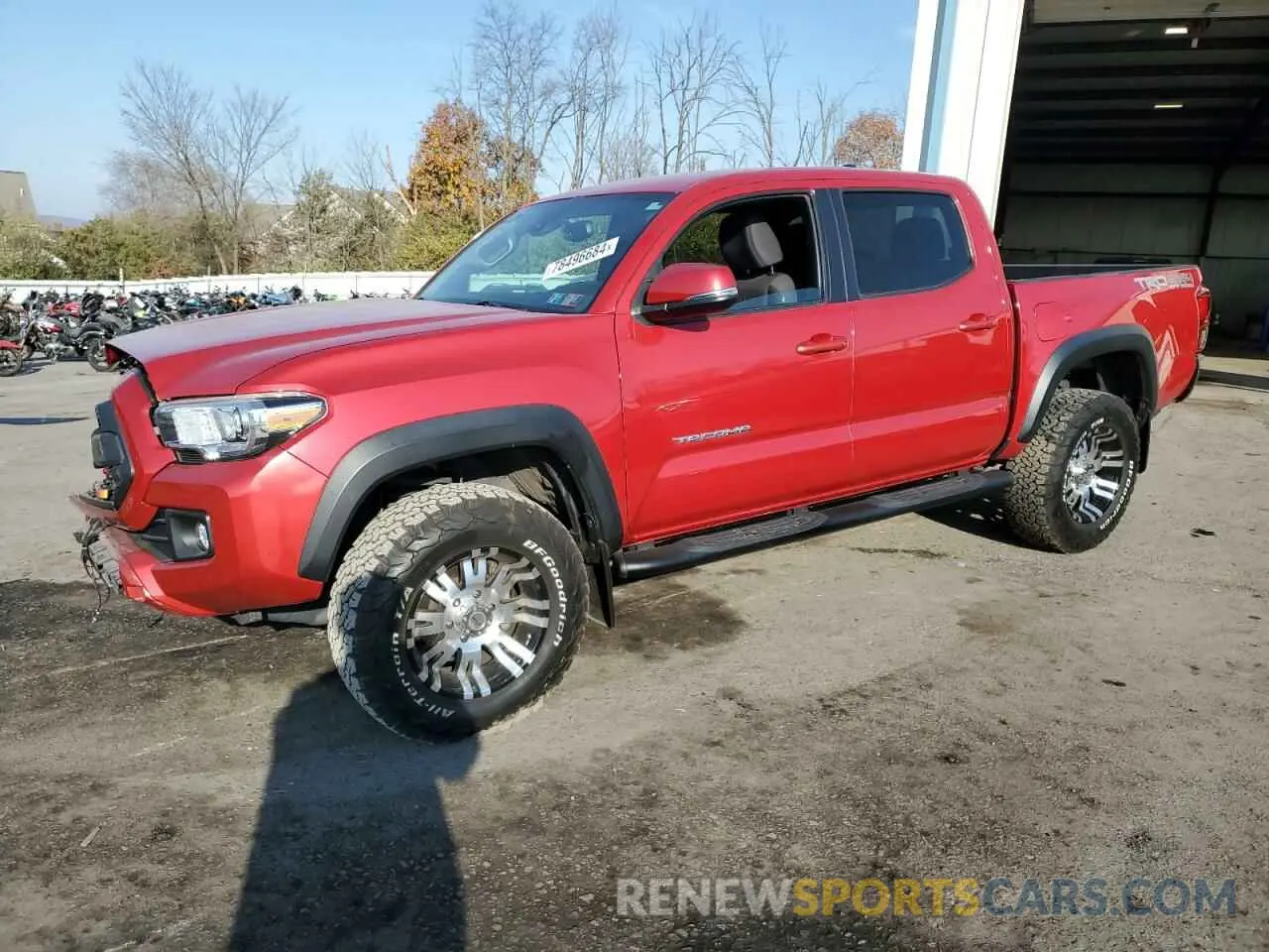 1 fotografías del automóvil dañado 3TMCZ5AN4KM221823 TOYOTA TACOMA 2019
