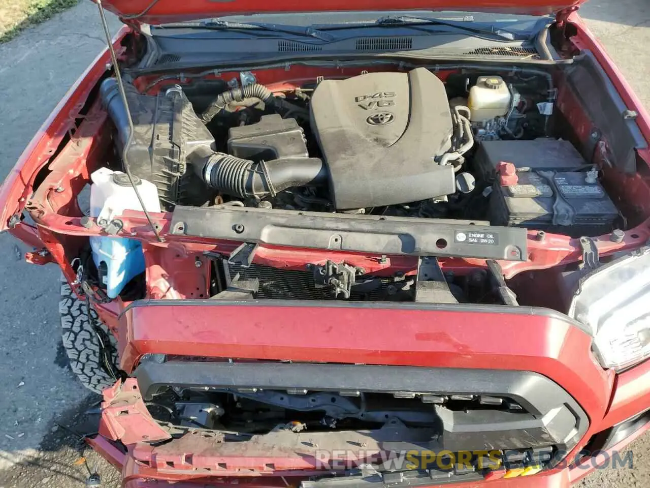11 fotografías del automóvil dañado 3TMCZ5AN4KM221823 TOYOTA TACOMA 2019
