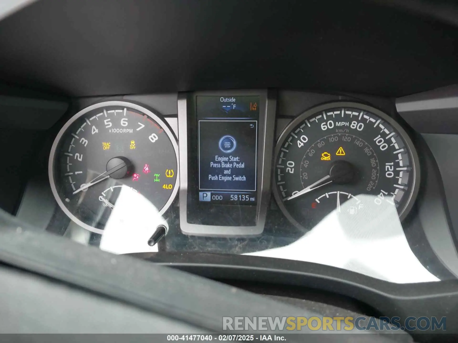 7 fotografías del automóvil dañado 3TMCZ5AN4KM244003 TOYOTA TACOMA 2019