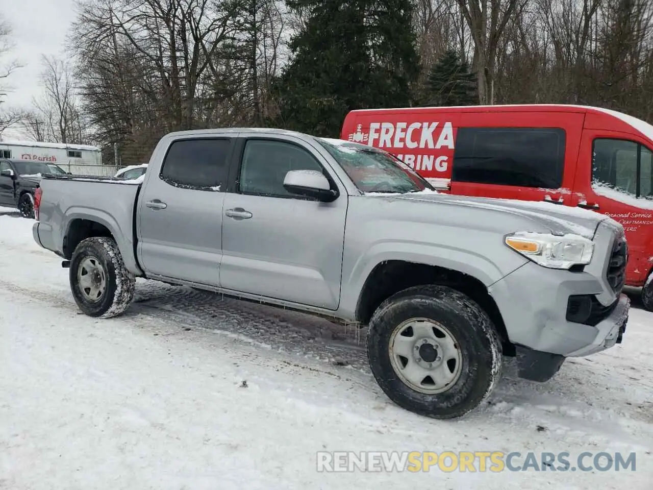 4 fotografías del automóvil dañado 3TMCZ5AN5KM195376 TOYOTA TACOMA 2019