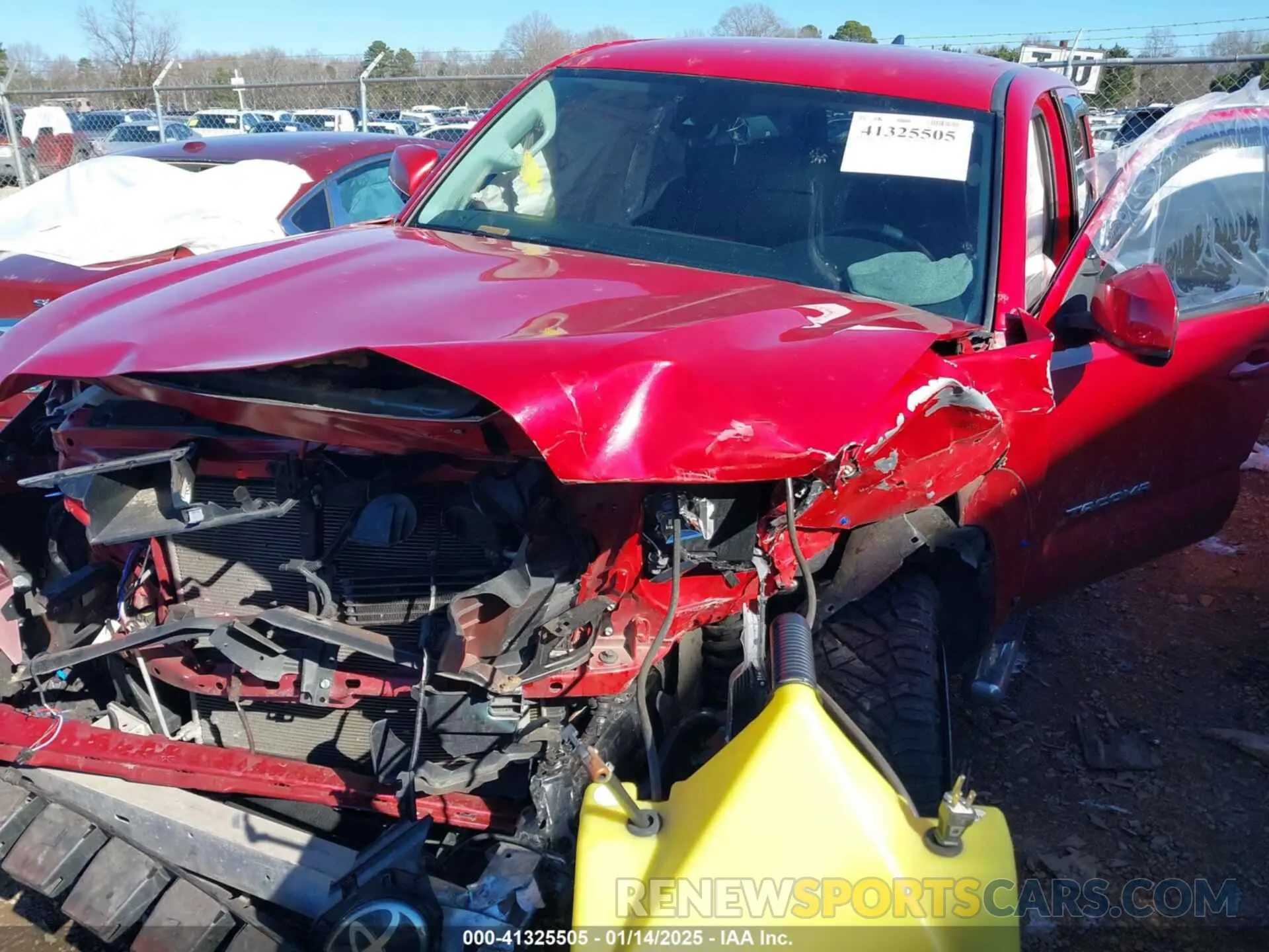 6 fotografías del automóvil dañado 3TMCZ5AN5KM202763 TOYOTA TACOMA 2019