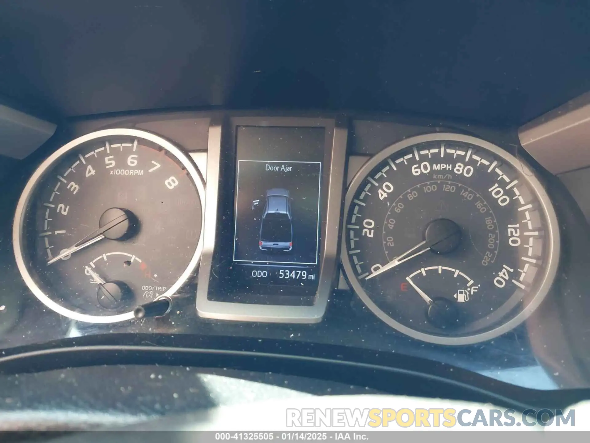 7 fotografías del automóvil dañado 3TMCZ5AN5KM202763 TOYOTA TACOMA 2019