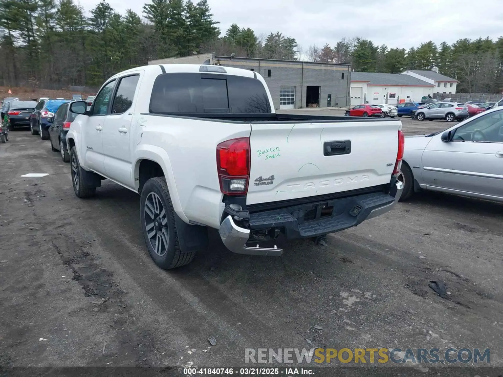 6 fotografías del automóvil dañado 3TMCZ5AN5KM220244 TOYOTA TACOMA 2019