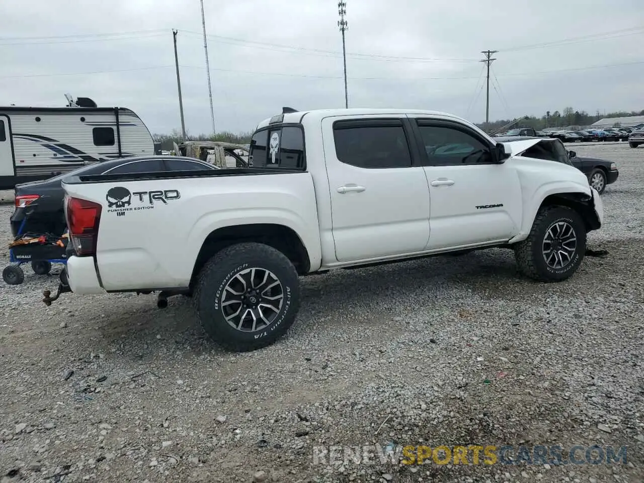 3 fotografías del automóvil dañado 3TMCZ5AN5KM221264 TOYOTA TACOMA 2019
