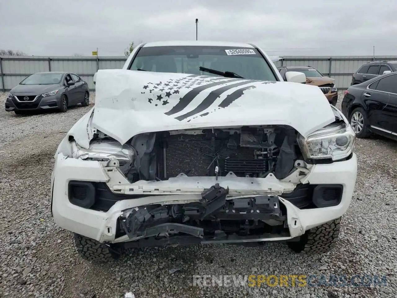 5 fotografías del automóvil dañado 3TMCZ5AN5KM221264 TOYOTA TACOMA 2019
