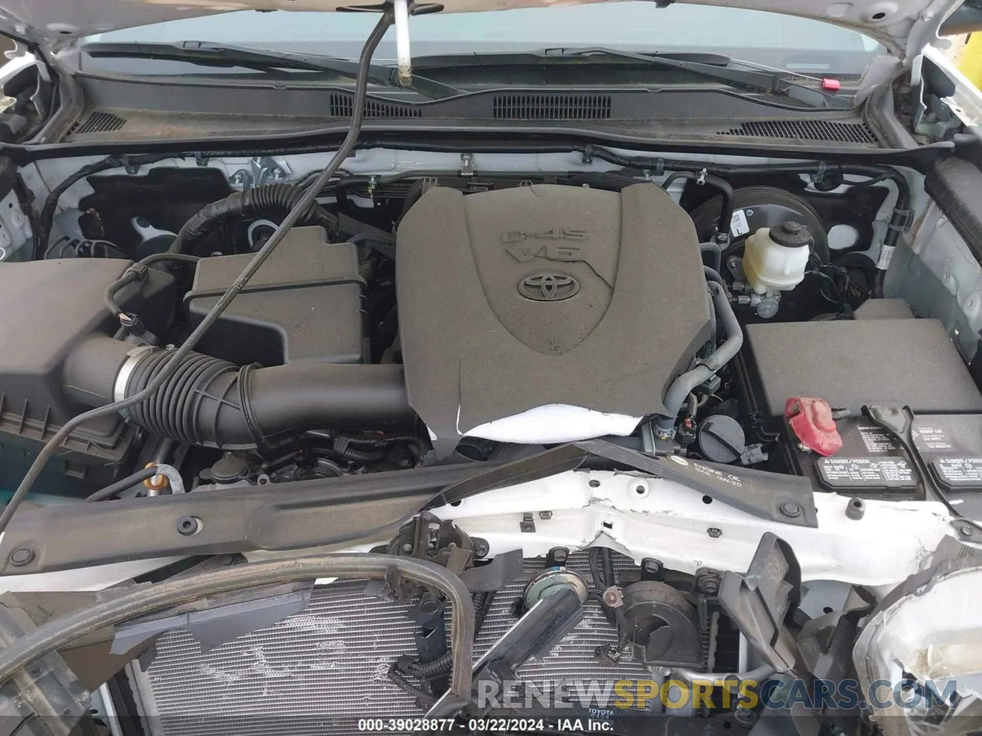 10 fotografías del automóvil dañado 3TMCZ5AN5KM222978 TOYOTA TACOMA 2019