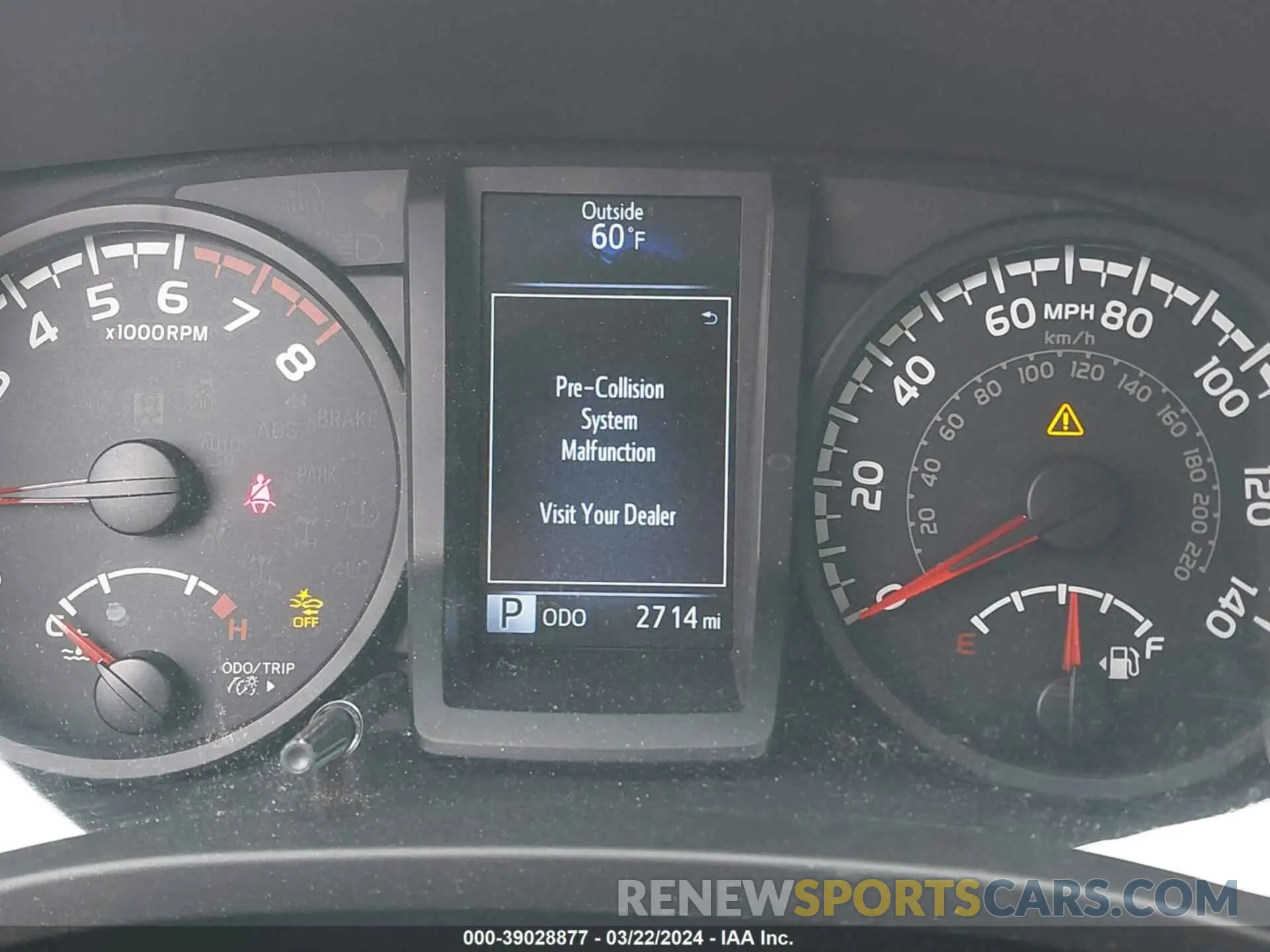 7 fotografías del automóvil dañado 3TMCZ5AN5KM222978 TOYOTA TACOMA 2019