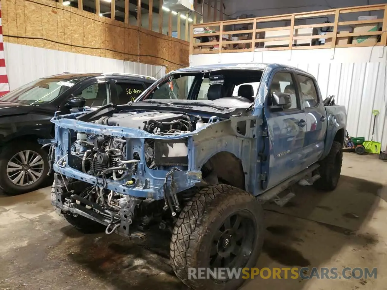 2 fotografías del automóvil dañado 3TMCZ5AN5KM237982 TOYOTA TACOMA 2019