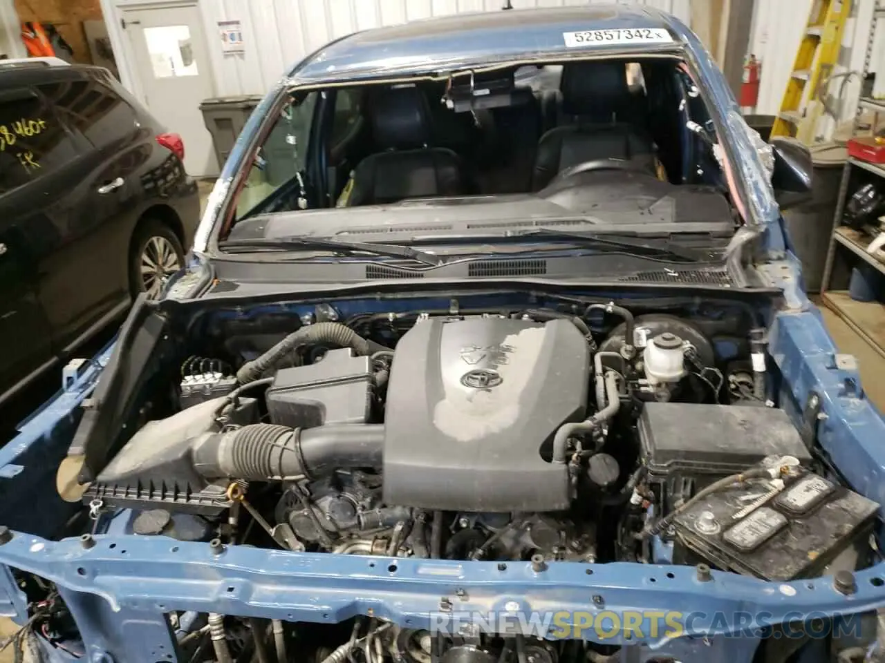 7 fotografías del automóvil dañado 3TMCZ5AN5KM237982 TOYOTA TACOMA 2019