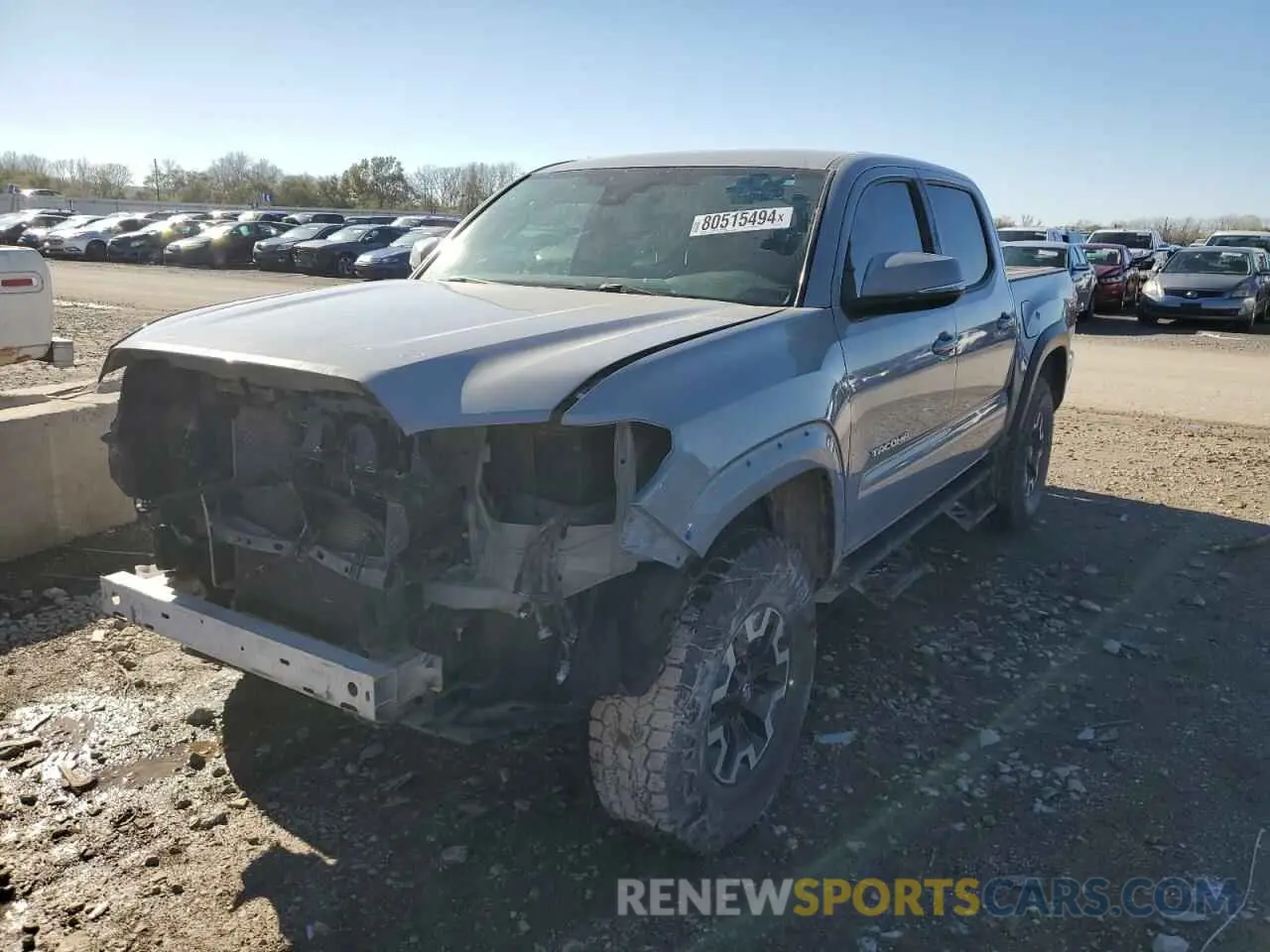 1 fotografías del automóvil dañado 3TMCZ5AN5KM248769 TOYOTA TACOMA 2019